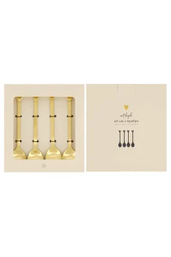 ZUSSS set van 4 lepeltjes hartje