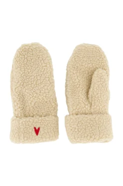 ZUSSS teddy wanten incl hart borduur