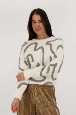 ZUSSS trui met lurex patroon