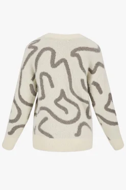 ZUSSS trui met lurex patroon