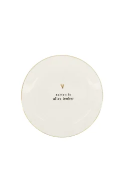 ZUSSS wandbordje goud hartje samen is alles leuker