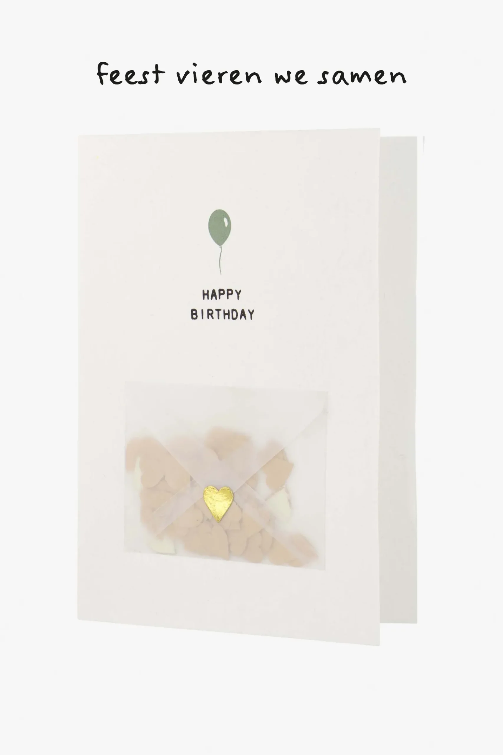 ZUSSS wenskaart met envelopje happy birthday