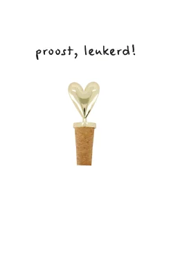 ZUSSS wijnstopper hartje