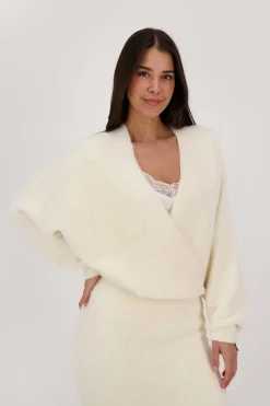 ZUSSS wikkel trui in fluffy garen
